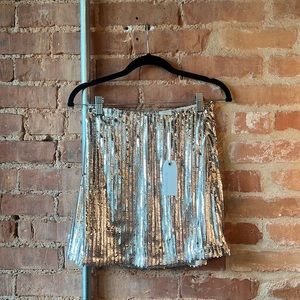 Sequin Mini Skirt